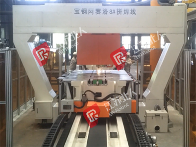 Laser welding machine production line for unequal thickness plates Laser welding machine production line for unequal thickness plates