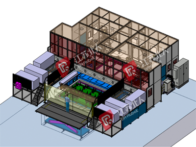 Automatic welding station for side wall and roof of a passenger car Automatic welding station for side wall and roof of a passenger car
